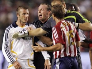 Beckham n'a pas que fait la loi sur le terrain...